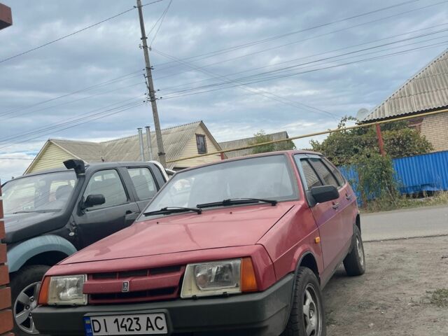 Красный ВАЗ 2109, объемом двигателя 1.3 л и пробегом 62 тыс. км за 1453 $, фото 1 на Automoto.ua