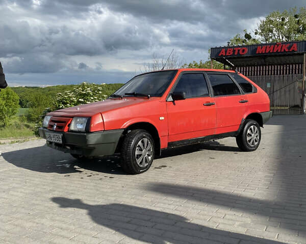 Красный ВАЗ 2109, объемом двигателя 1.5 л и пробегом 87 тыс. км за 500 $, фото 1 на Automoto.ua