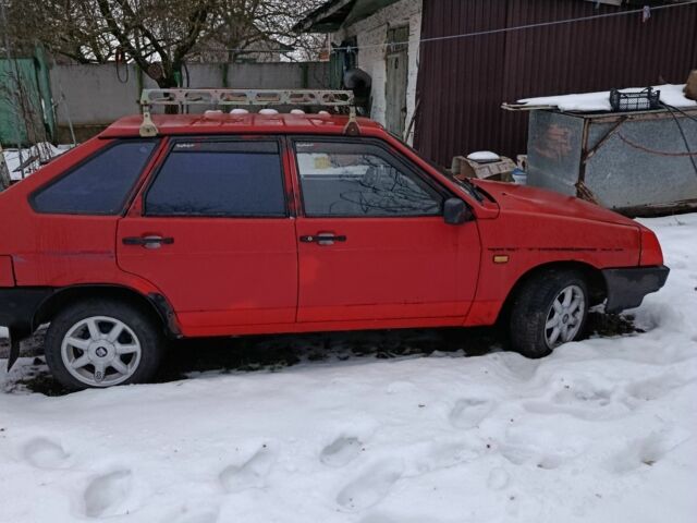 Красный ВАЗ 2109, объемом двигателя 1.5 л и пробегом 250 тыс. км за 1450 $, фото 1 на Automoto.ua