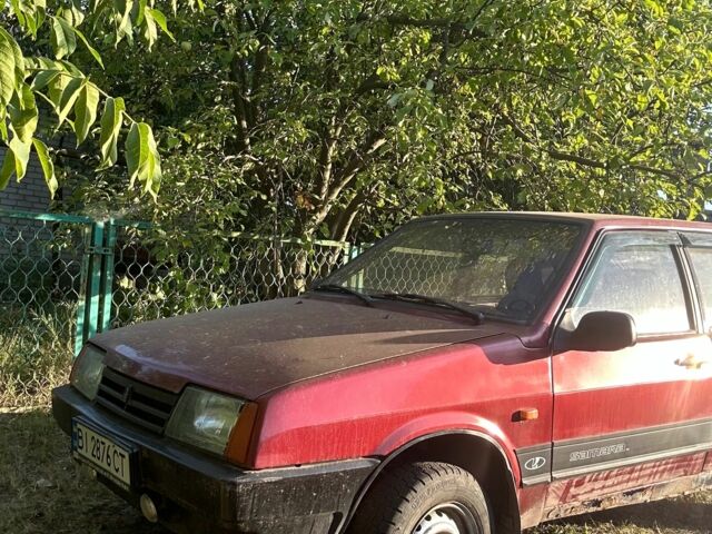 Красный ВАЗ 2109, объемом двигателя 1.3 л и пробегом 300 тыс. км за 601 $, фото 1 на Automoto.ua