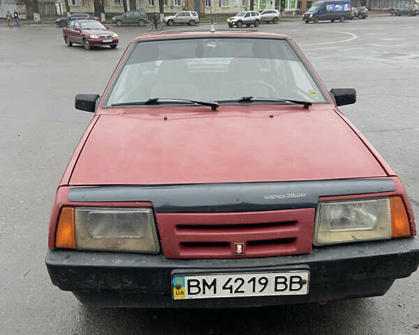 Красный ВАЗ 2109, объемом двигателя 1.5 л и пробегом 70 тыс. км за 750 $, фото 1 на Automoto.ua