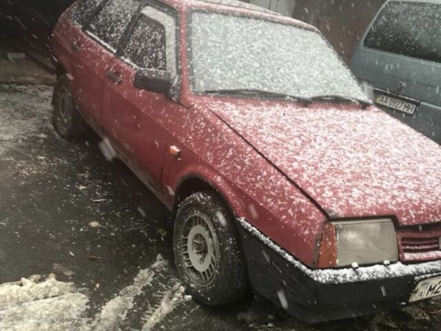 Красный ВАЗ 2109, объемом двигателя 1.4 л и пробегом 120 тыс. км за 696 $, фото 1 на Automoto.ua