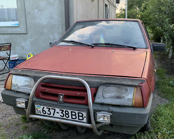 Красный ВАЗ 2109, объемом двигателя 1.3 л и пробегом 66 тыс. км за 800 $, фото 1 на Automoto.ua