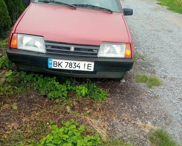 Красный ВАЗ 2109, объемом двигателя 1.29 л и пробегом 100 тыс. км за 800 $, фото 1 на Automoto.ua