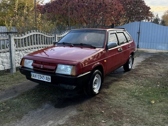 Красный ВАЗ 2109, объемом двигателя 1.5 л и пробегом 80 тыс. км за 1100 $, фото 1 на Automoto.ua