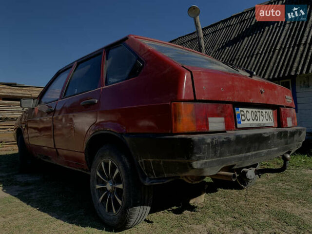 Червоний ВАЗ 2109, об'ємом двигуна 1.3 л та пробігом 50 тис. км за 850 $, фото 1 на Automoto.ua