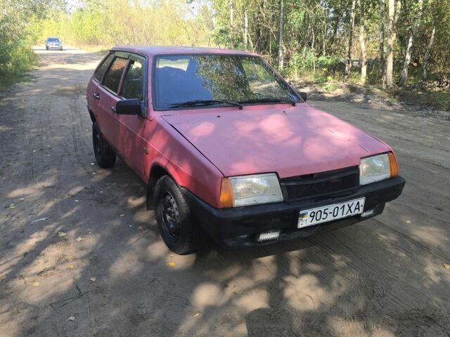 Красный ВАЗ 2109, объемом двигателя 1.5 л и пробегом 320 тыс. км за 752 $, фото 1 на Automoto.ua