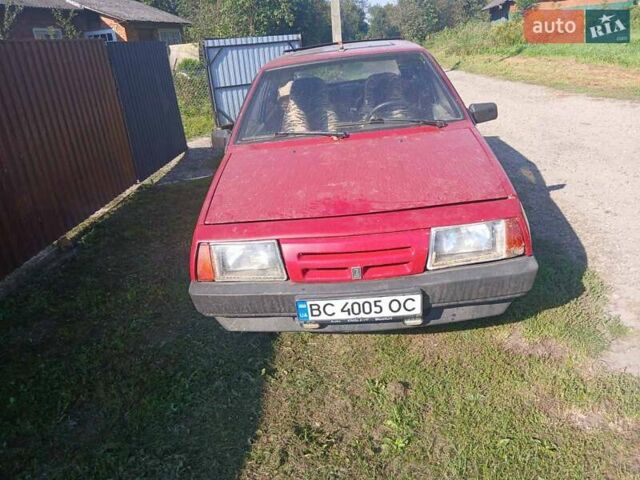 Красный ВАЗ 2109, объемом двигателя 1.3 л и пробегом 123 тыс. км за 600 $, фото 1 на Automoto.ua