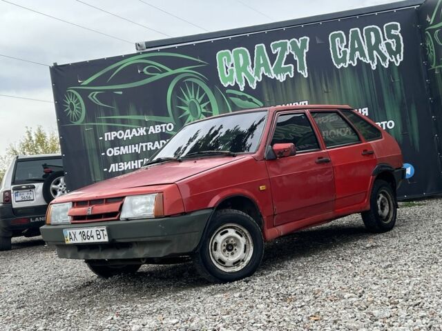 Красный ВАЗ 2109, объемом двигателя 1.3 л и пробегом 230 тыс. км за 550 $, фото 1 на Automoto.ua