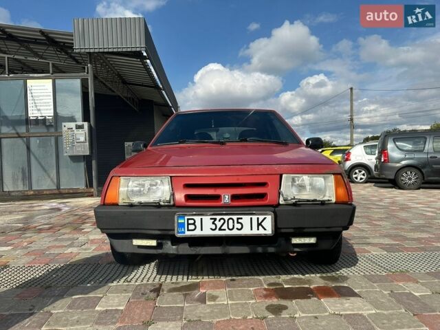 Красный ВАЗ 2109, объемом двигателя 1.29 л и пробегом 97 тыс. км за 1100 $, фото 1 на Automoto.ua