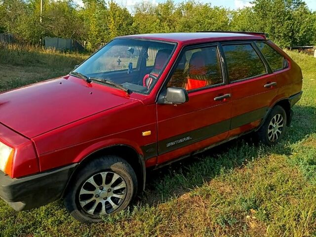 Красный ВАЗ 2109, объемом двигателя 1.3 л и пробегом 52 тыс. км за 1100 $, фото 1 на Automoto.ua
