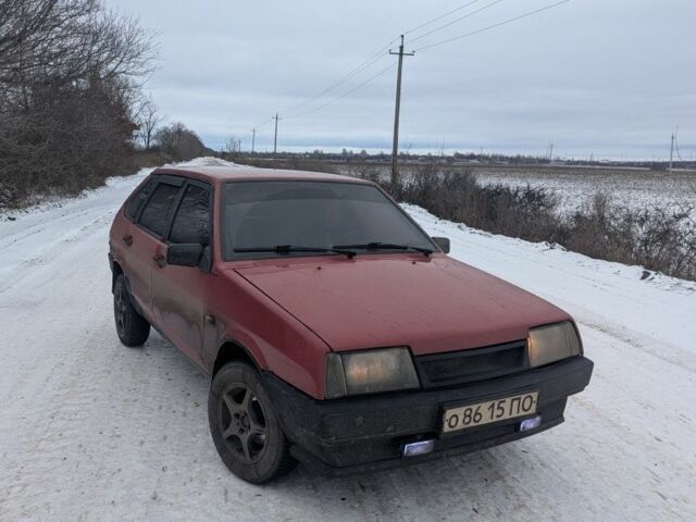 Красный ВАЗ 2109, объемом двигателя 0 л и пробегом 97 тыс. км за 1000 $, фото 1 на Automoto.ua