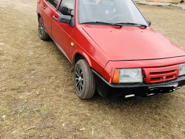 Красный ВАЗ 2109, объемом двигателя 1.3 л и пробегом 50 тыс. км за 850 $, фото 1 на Automoto.ua