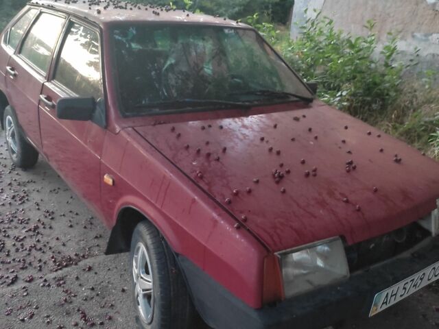 Красный ВАЗ 2109, объемом двигателя 0 л и пробегом 2 тыс. км за 630 $, фото 1 на Automoto.ua