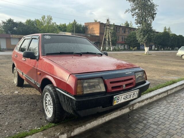 Червоний ВАЗ 2109, об'ємом двигуна 1.3 л та пробігом 266 тис. км за 899 $, фото 1 на Automoto.ua