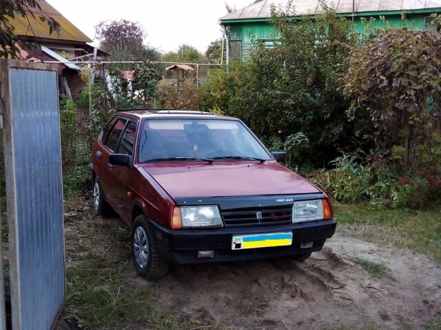 Красный ВАЗ 2109, объемом двигателя 1.3 л и пробегом 37 тыс. км за 1300 $, фото 1 на Automoto.ua
