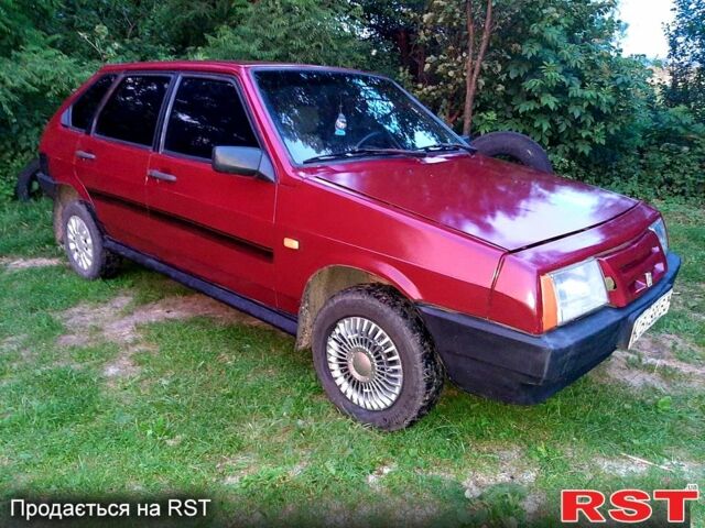Красный ВАЗ 2109, объемом двигателя 1.1 л и пробегом 124 тыс. км за 850 $, фото 1 на Automoto.ua