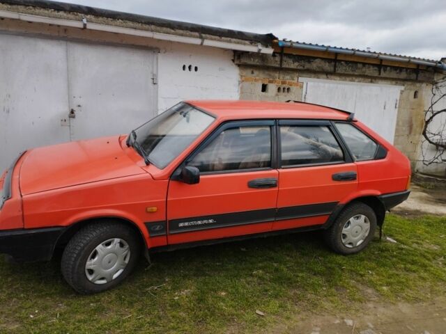 Красный ВАЗ 2109, объемом двигателя 1.5 л и пробегом 190 тыс. км за 1200 $, фото 1 на Automoto.ua