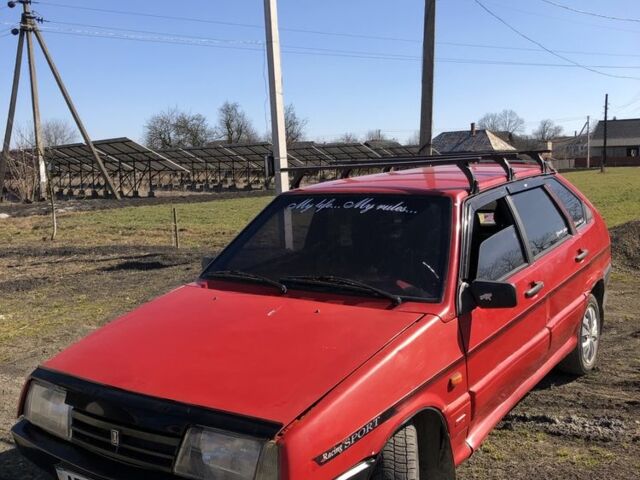 Красный ВАЗ 2109, объемом двигателя 1.5 л и пробегом 3 тыс. км за 750 $, фото 1 на Automoto.ua