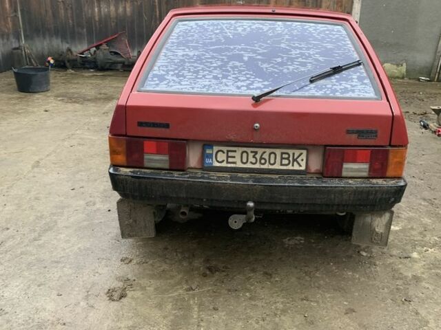 Червоний ВАЗ 2109, об'ємом двигуна 1.5 л та пробігом 100 тис. км за 500 $, фото 1 на Automoto.ua