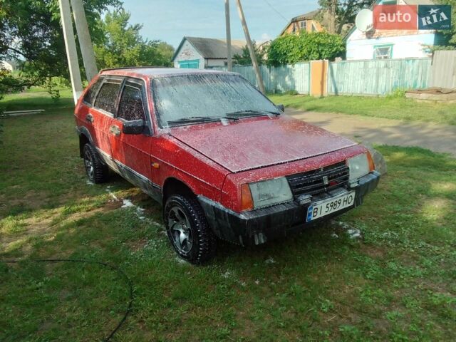 Червоний ВАЗ 2109, об'ємом двигуна 1.3 л та пробігом 230 тис. км за 1100 $, фото 1 на Automoto.ua