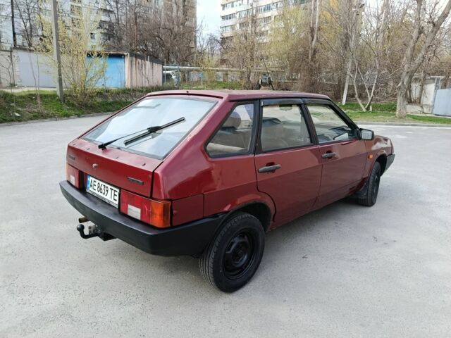 Красный ВАЗ 2109, объемом двигателя 1.3 л и пробегом 123 тыс. км за 600 $, фото 1 на Automoto.ua