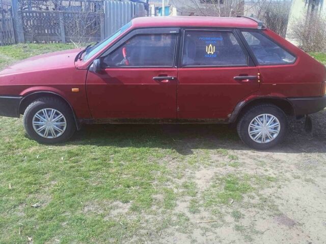 Красный ВАЗ 2109, объемом двигателя 1.5 л и пробегом 234 тыс. км за 750 $, фото 1 на Automoto.ua