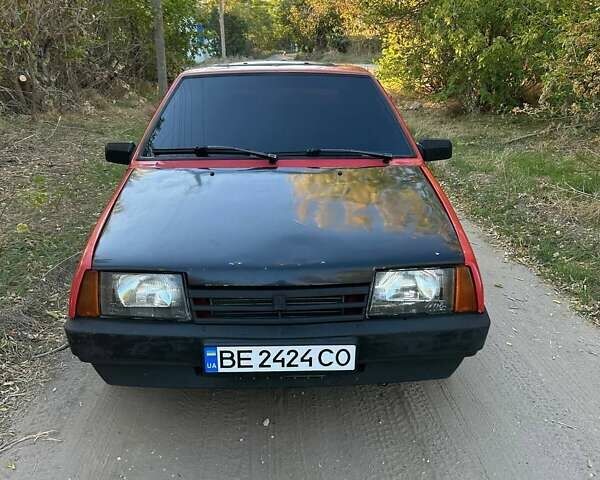 Красный ВАЗ 2109, объемом двигателя 1.5 л и пробегом 1 тыс. км за 1500 $, фото 1 на Automoto.ua