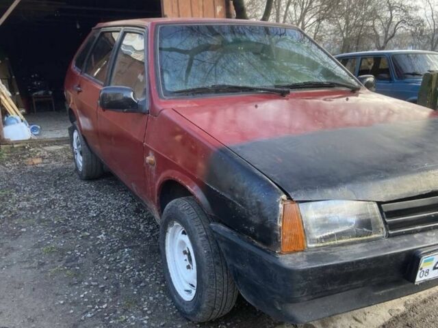 Красный ВАЗ 2109, объемом двигателя 1.6 л и пробегом 129 тыс. км за 626 $, фото 1 на Automoto.ua