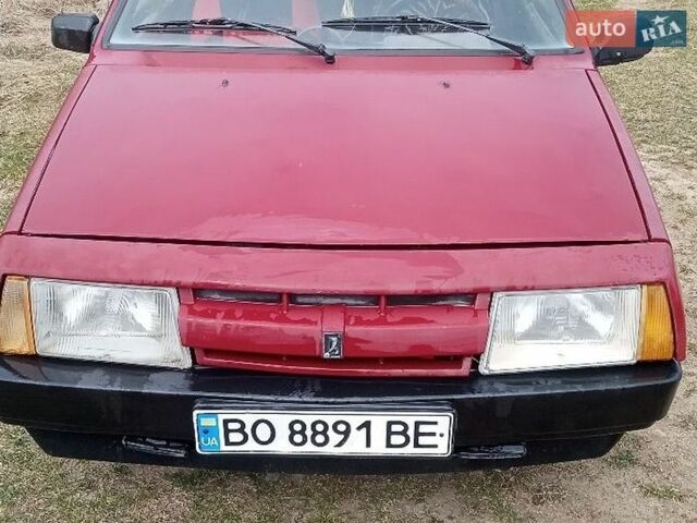 Красный ВАЗ 2109, объемом двигателя 1.1 л и пробегом 475 тыс. км за 900 $, фото 1 на Automoto.ua