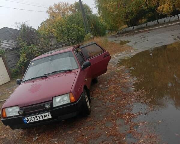 Красный ВАЗ 2109, объемом двигателя 1.3 л и пробегом 170 тыс. км за 1400 $, фото 1 на Automoto.ua