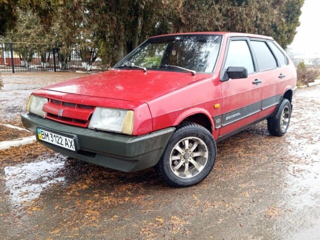 Красный ВАЗ 2109, объемом двигателя 1.5 л и пробегом 150 тыс. км за 946 $, фото 1 на Automoto.ua