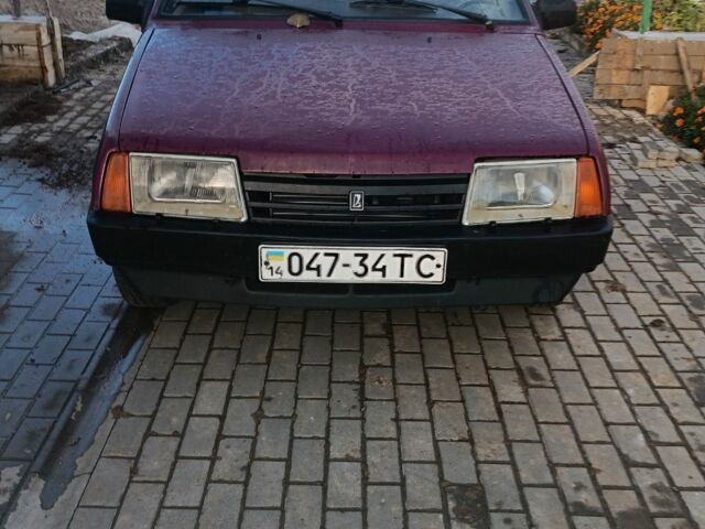 Червоний ВАЗ 2109, об'ємом двигуна 2 л та пробігом 80 тис. км за 1300 $, фото 1 на Automoto.ua