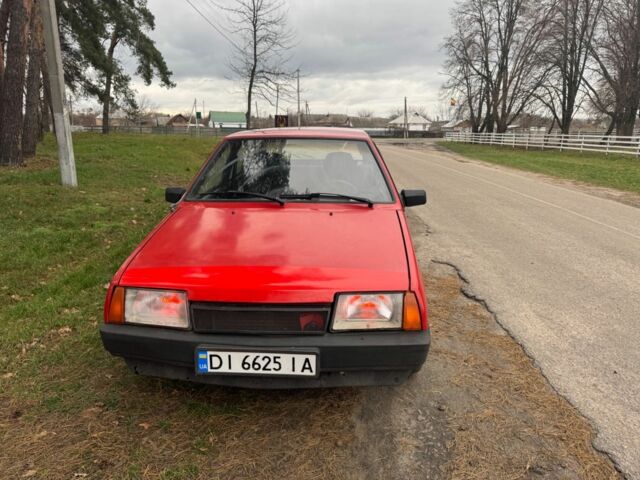 Красный ВАЗ 2109, объемом двигателя 1.1 л и пробегом 82 тыс. км за 550 $, фото 1 на Automoto.ua
