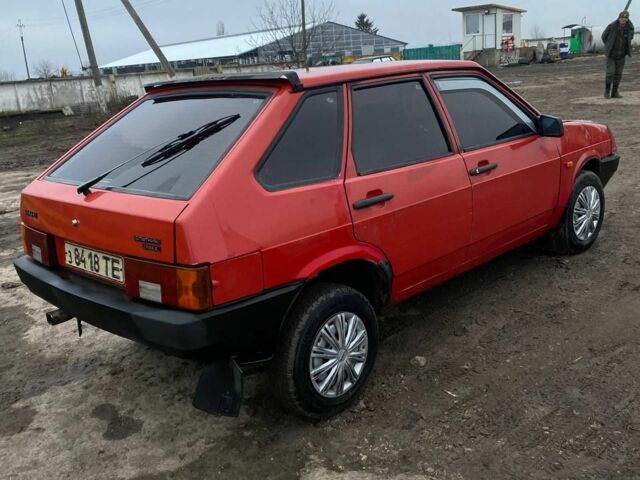 Красный ВАЗ 2109, объемом двигателя 1.5 л и пробегом 3 тыс. км за 850 $, фото 1 на Automoto.ua
