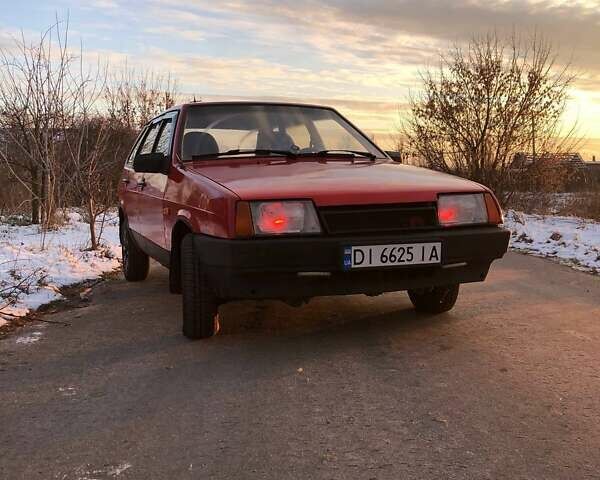 Красный ВАЗ 2109, объемом двигателя 1.1 л и пробегом 80 тыс. км за 500 $, фото 1 на Automoto.ua