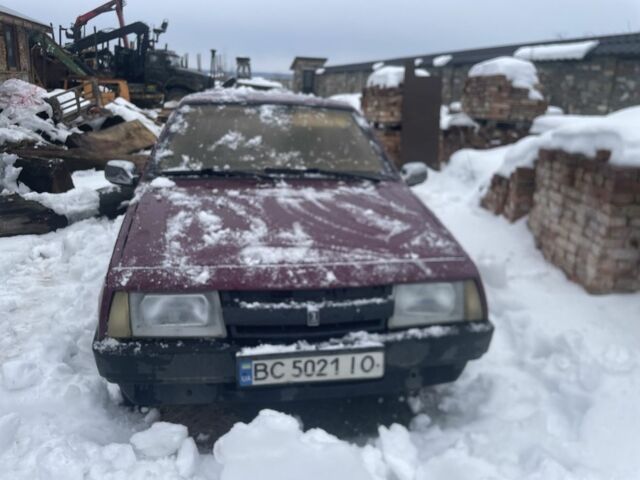 Красный ВАЗ 2109, объемом двигателя 1.3 л и пробегом 150 тыс. км за 600 $, фото 1 на Automoto.ua