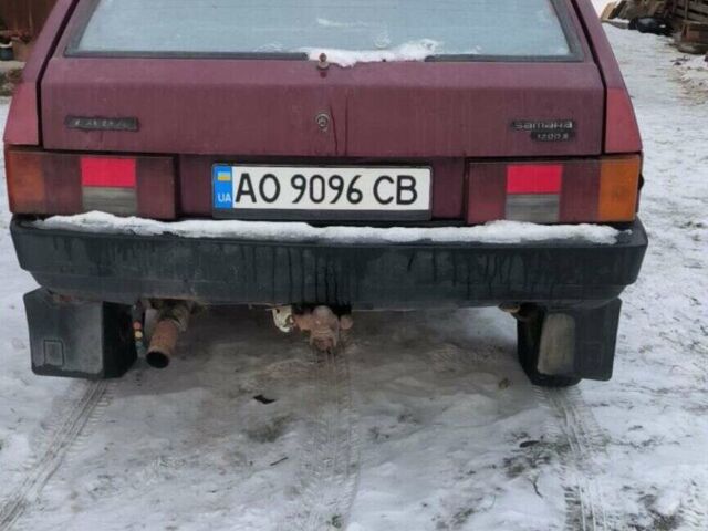 Красный ВАЗ 2109, объемом двигателя 1.3 л и пробегом 300 тыс. км за 750 $, фото 1 на Automoto.ua