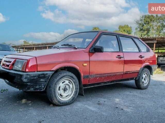 Червоний ВАЗ 2109, об'ємом двигуна 1.3 л та пробігом 170 тис. км за 950 $, фото 1 на Automoto.ua