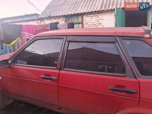 Красный ВАЗ 2109, объемом двигателя 1.3 л и пробегом 18 тыс. км за 750 $, фото 1 на Automoto.ua