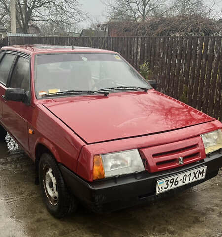 Красный ВАЗ 2109, объемом двигателя 1.3 л и пробегом 153 тыс. км за 850 $, фото 1 на Automoto.ua