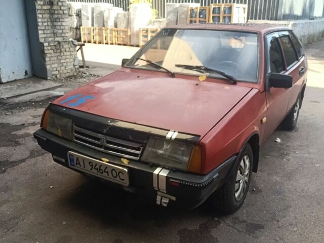 Красный ВАЗ 2109, объемом двигателя 1.5 л и пробегом 1000 тыс. км за 712 $, фото 1 на Automoto.ua