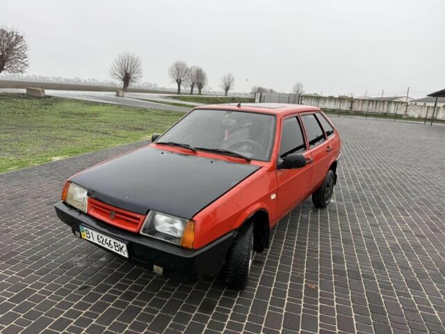 Красный ВАЗ 2109, объемом двигателя 1.5 л и пробегом 6 тыс. км за 828 $, фото 1 на Automoto.ua