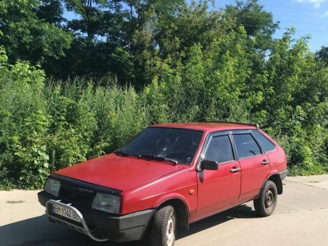 Красный ВАЗ 2109, объемом двигателя 1.5 л и пробегом 25 тыс. км за 650 $, фото 1 на Automoto.ua