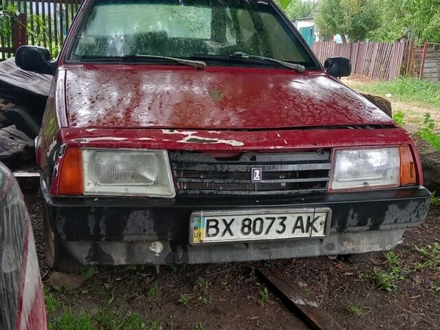 Красный ВАЗ 2109, объемом двигателя 1.5 л и пробегом 128 тыс. км за 289 $, фото 1 на Automoto.ua
