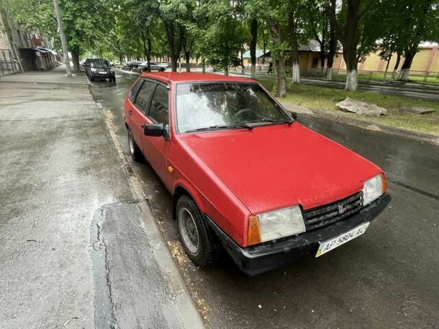 Красный ВАЗ 2109, объемом двигателя 1.5 л и пробегом 1000 тыс. км за 800 $, фото 1 на Automoto.ua