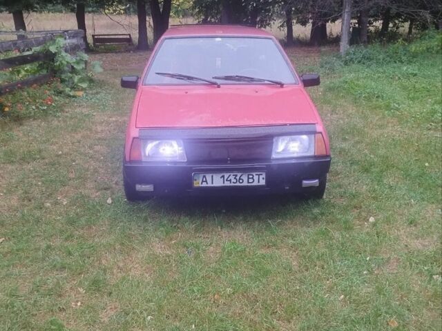 Красный ВАЗ 2109, объемом двигателя 1.5 л и пробегом 1 тыс. км за 716 $, фото 1 на Automoto.ua
