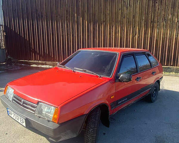 Красный ВАЗ 2109, объемом двигателя 1.5 л и пробегом 123 тыс. км за 1050 $, фото 1 на Automoto.ua