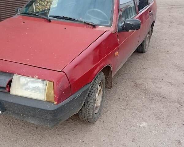Червоний ВАЗ 2109, об'ємом двигуна 1 л та пробігом 358 тис. км за 637 $, фото 1 на Automoto.ua
