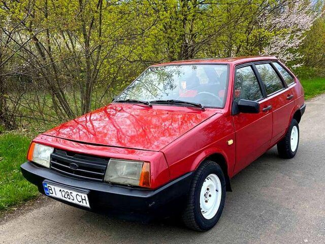 Красный ВАЗ 2109, объемом двигателя 1.3 л и пробегом 220 тыс. км за 1050 $, фото 1 на Automoto.ua